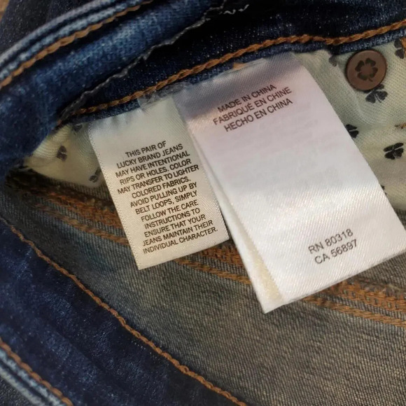 Lucky Brand Distressed 2/26 Bridgette Skinny Jean NWOT - Picture 9 of 15